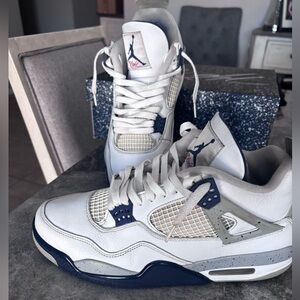 Air Jordan 4 Retro Midnight Navy Mens Size 11